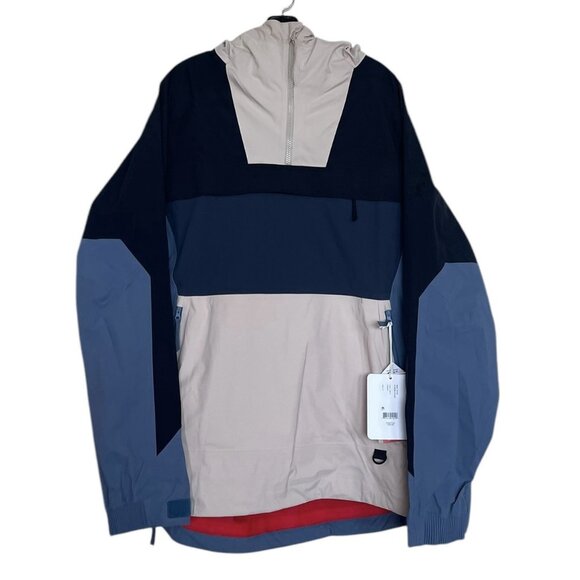 Obermeyer Jacket Mens Size Small S Anorak Ski Snowboarding Blue Black $499